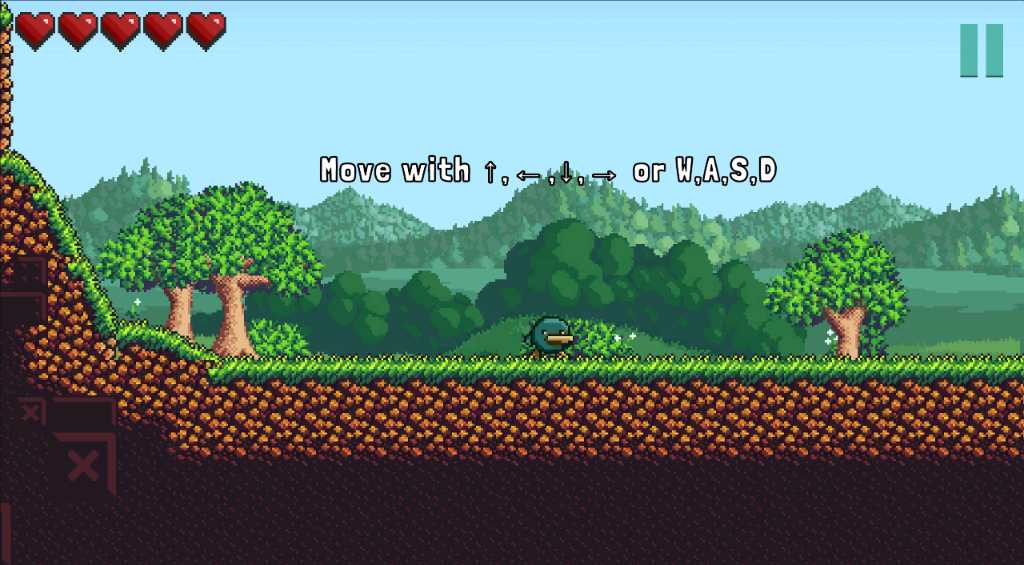 LAISE Screenshot - Movement tutorial
