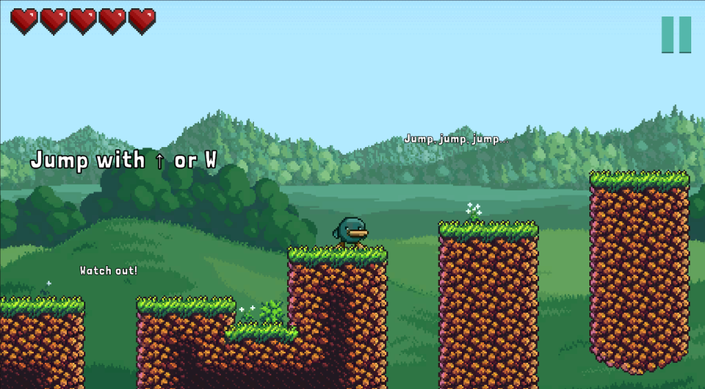 LAISE Screenshot - Jumping platforms